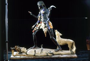 Kali che danza su Shiva da Indian School